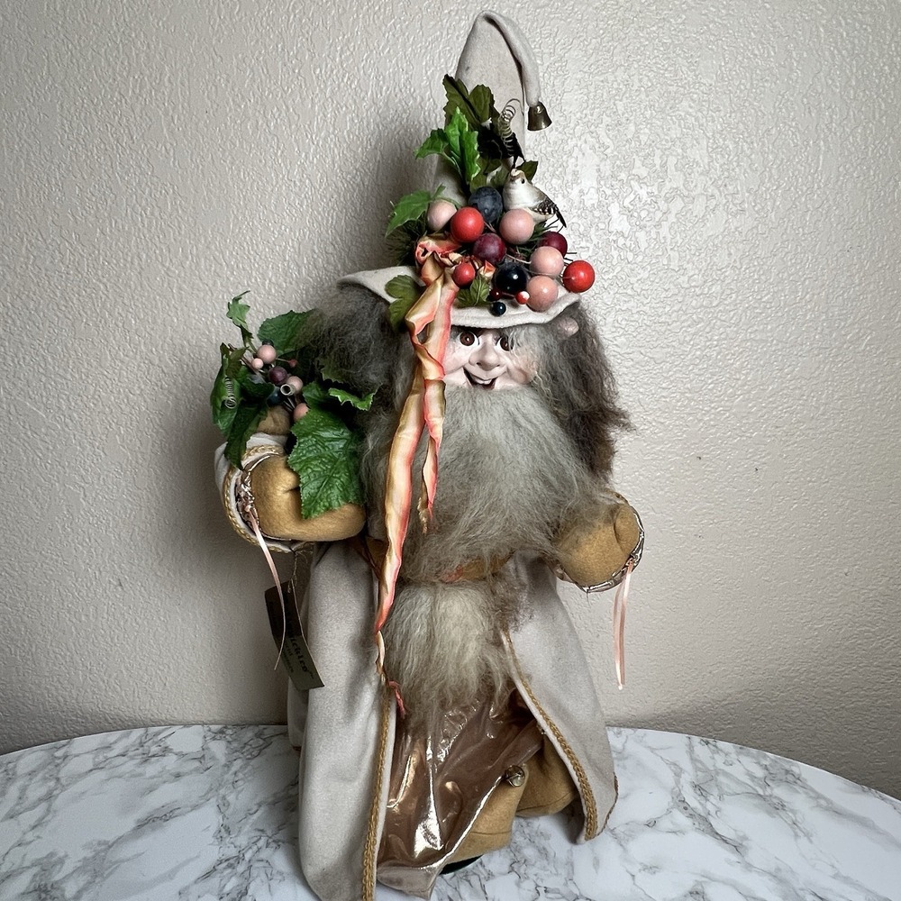 Bellsnickles "Elderberry The‎ Winemaker" Figure By Carolyn Ann Leary OOAK Signed